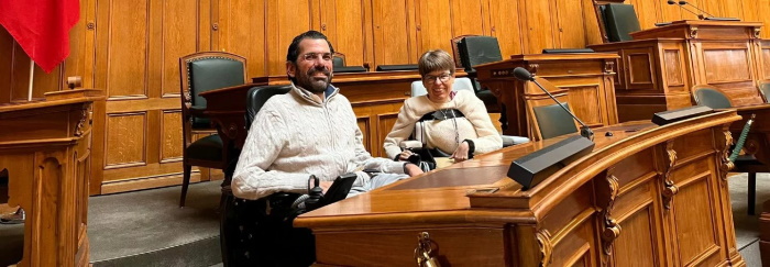 Session au parlement des personnes en situation de handicap